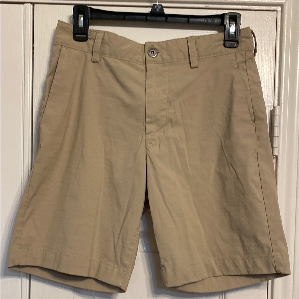 The North Face Tan Flat Front Shorts Classic Style